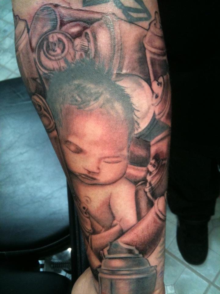 Best Black & Grey Tattoo in Austin TX tattoo example 8 — Blindside Tattoo Studio Austin