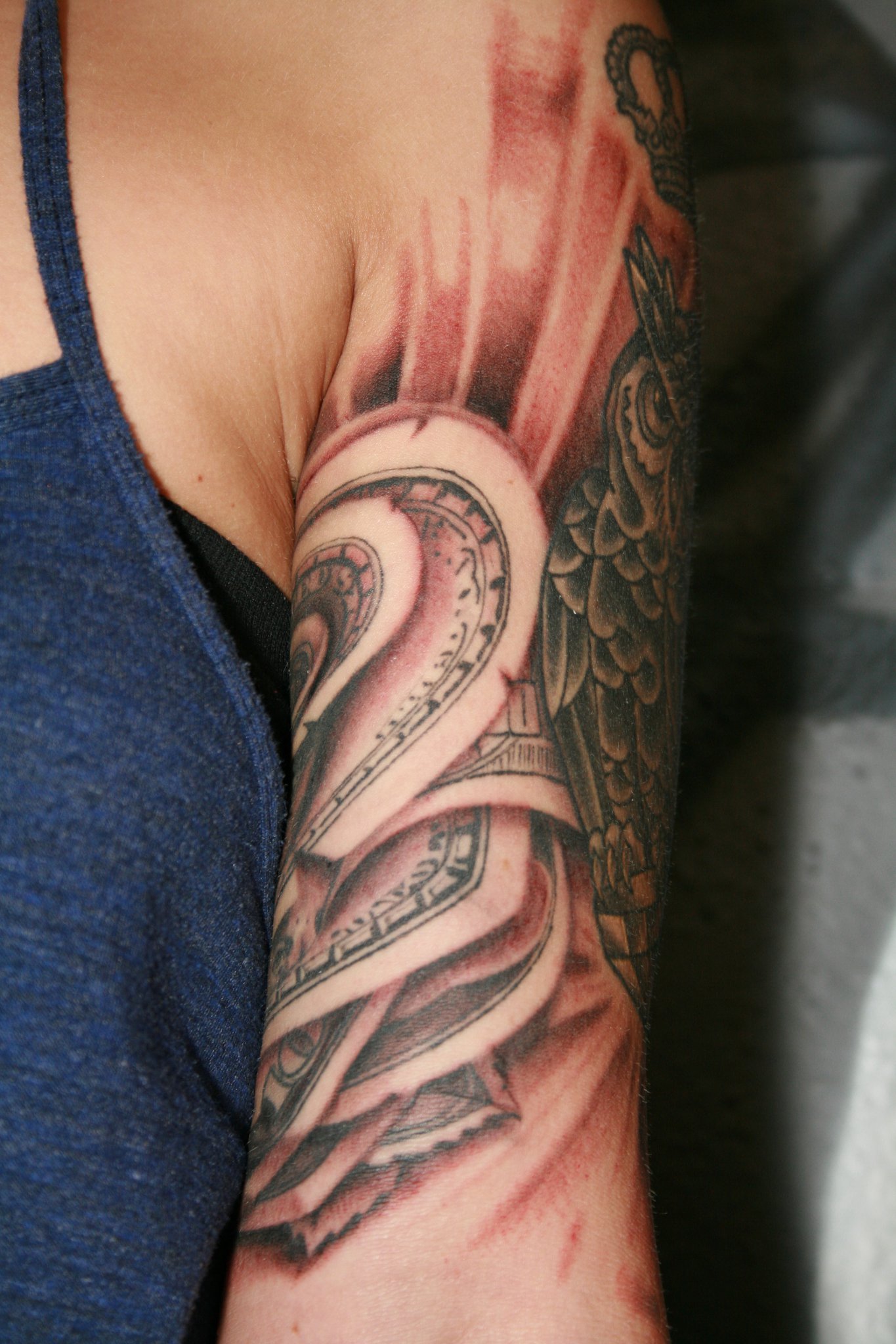 Color tattoo artwork by Blindside Tattoo
