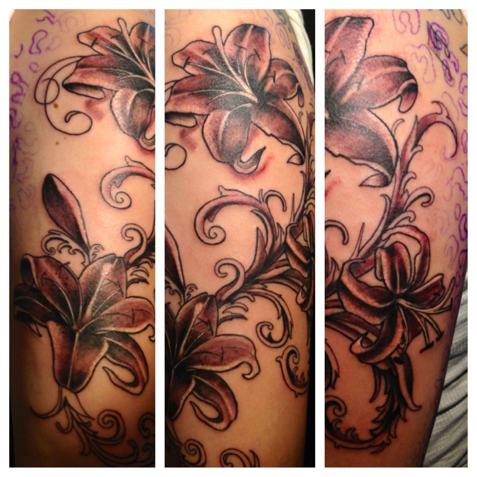 Color tattoo artwork by Blindside Tattoo