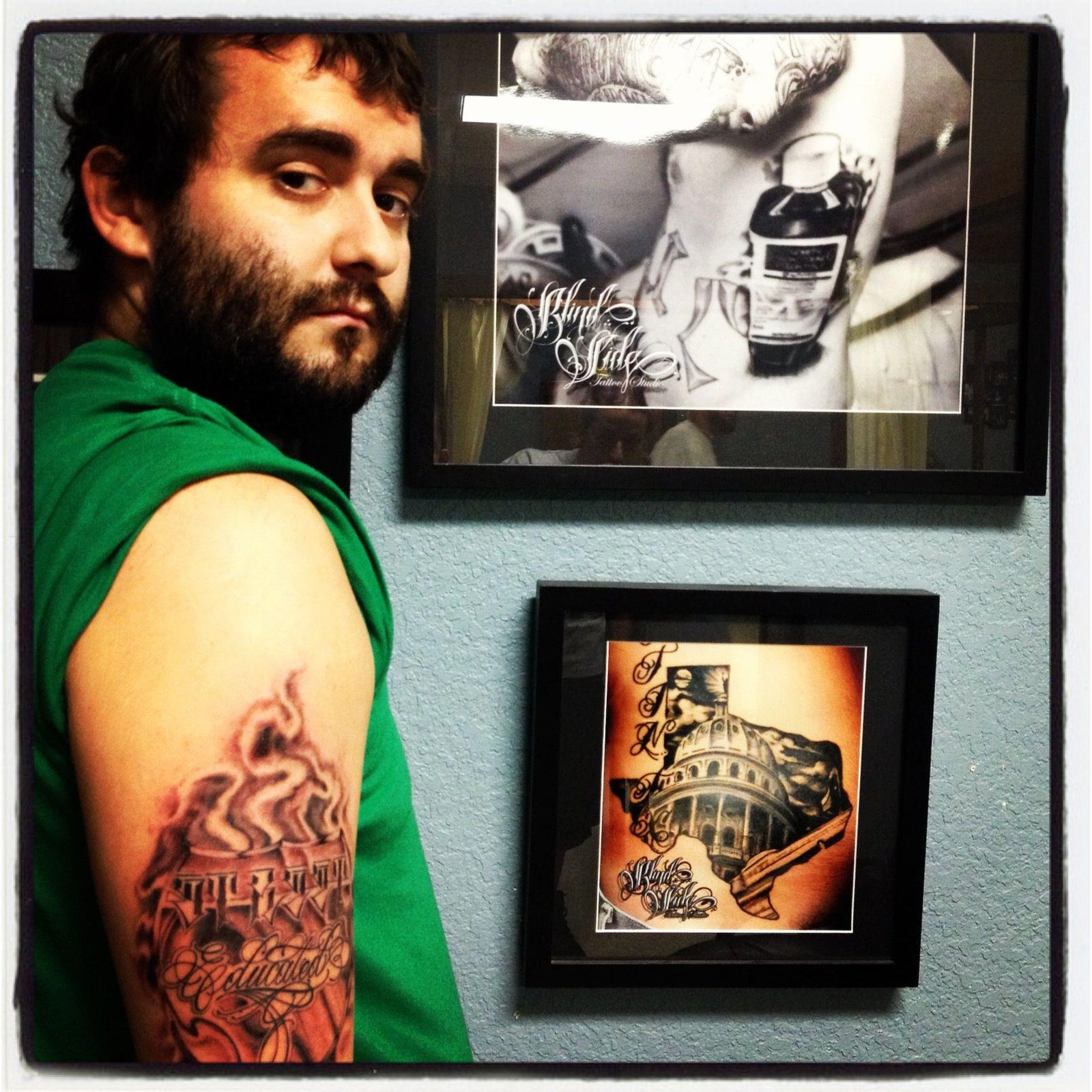 Color tattoo artwork by Blindside Tattoo