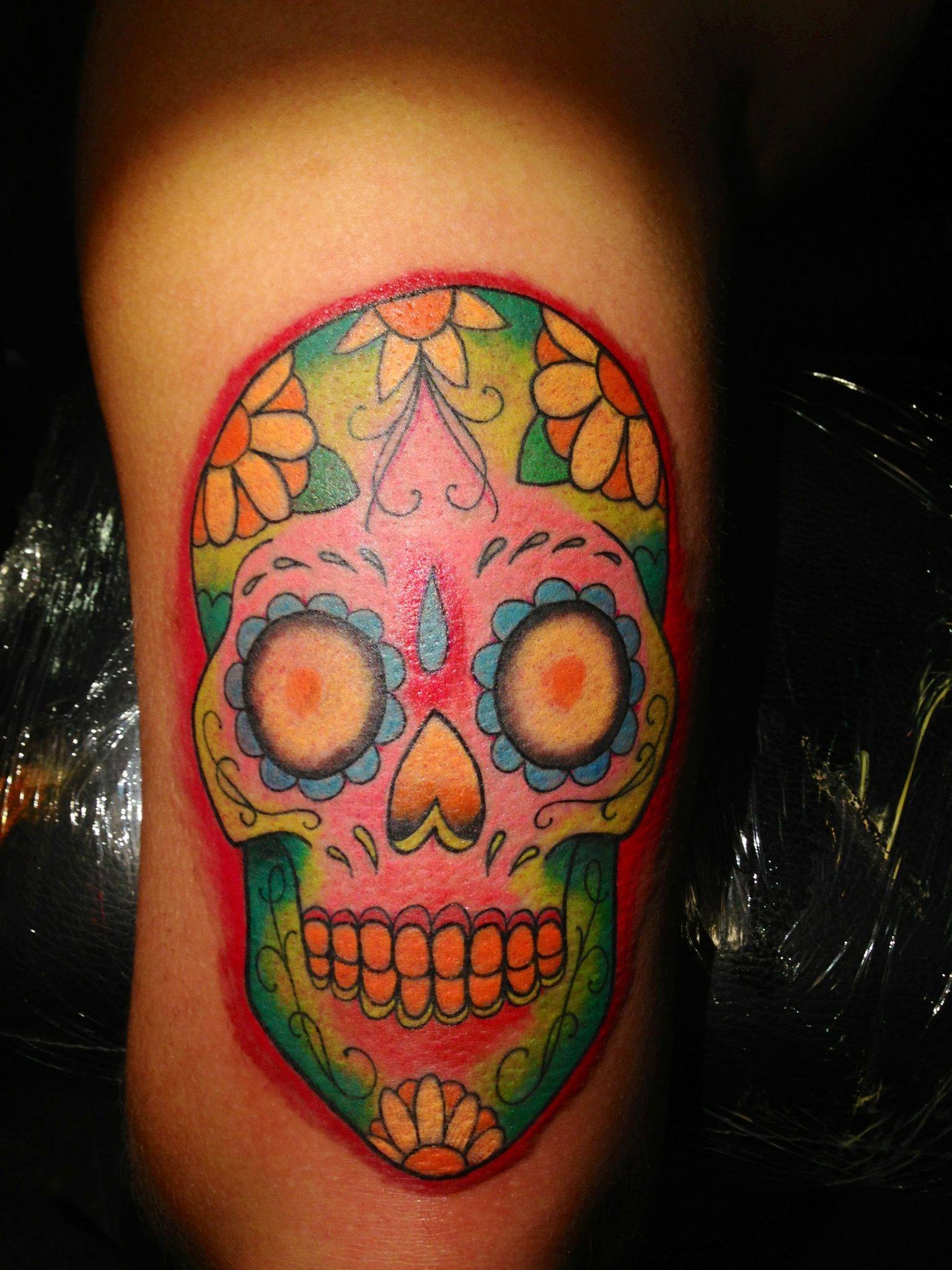 Color tattoo artwork by Blindside Tattoo