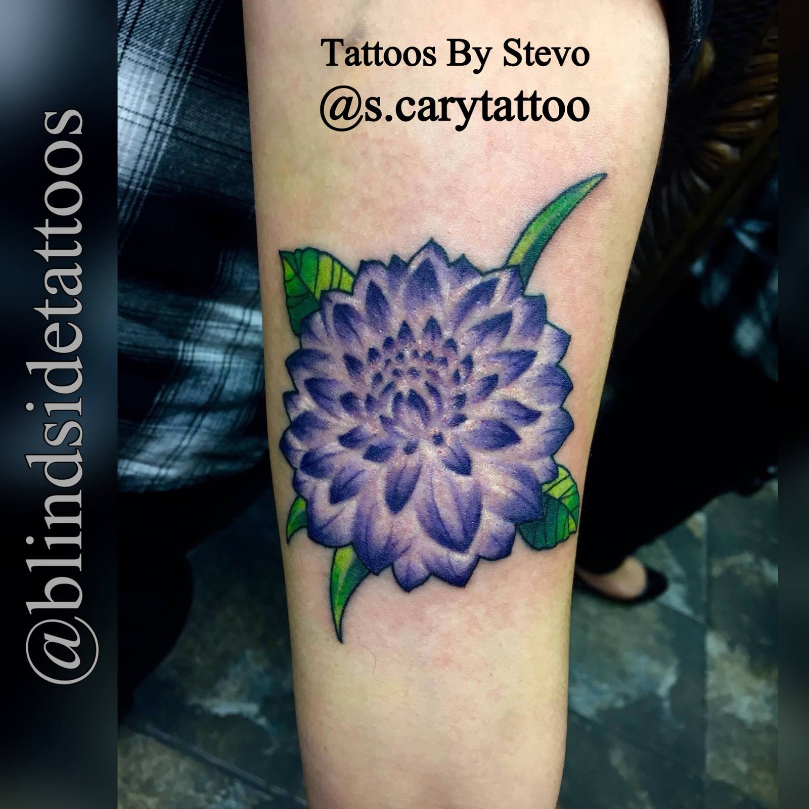 Color tattoo artwork by Blindside Tattoo