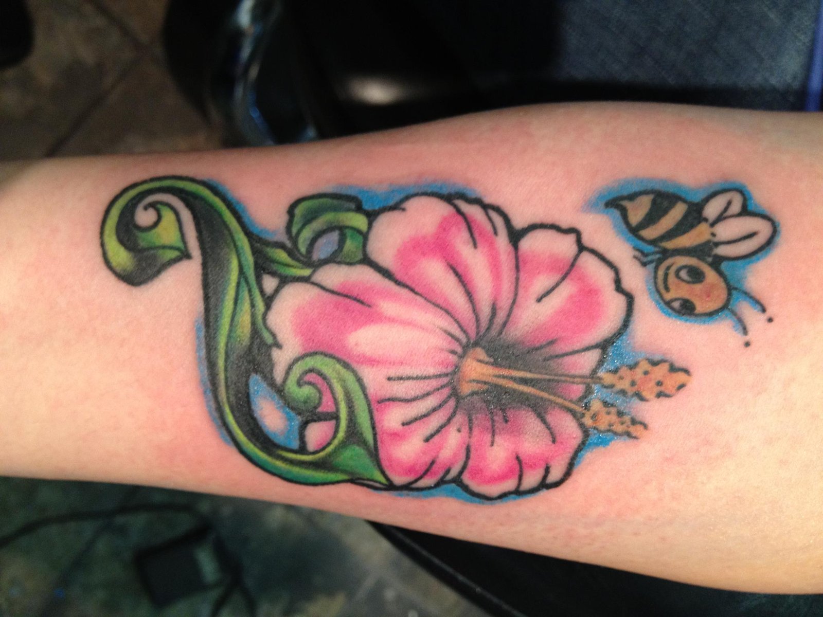Color tattoo artwork by Blindside Tattoo