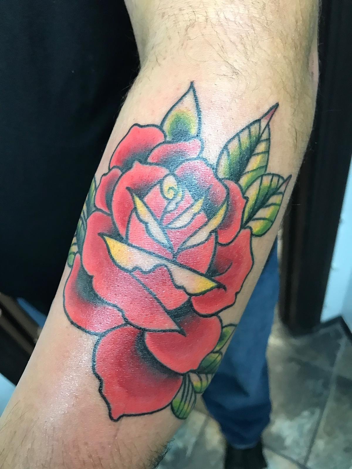 Color tattoo artwork by Blindside Tattoo