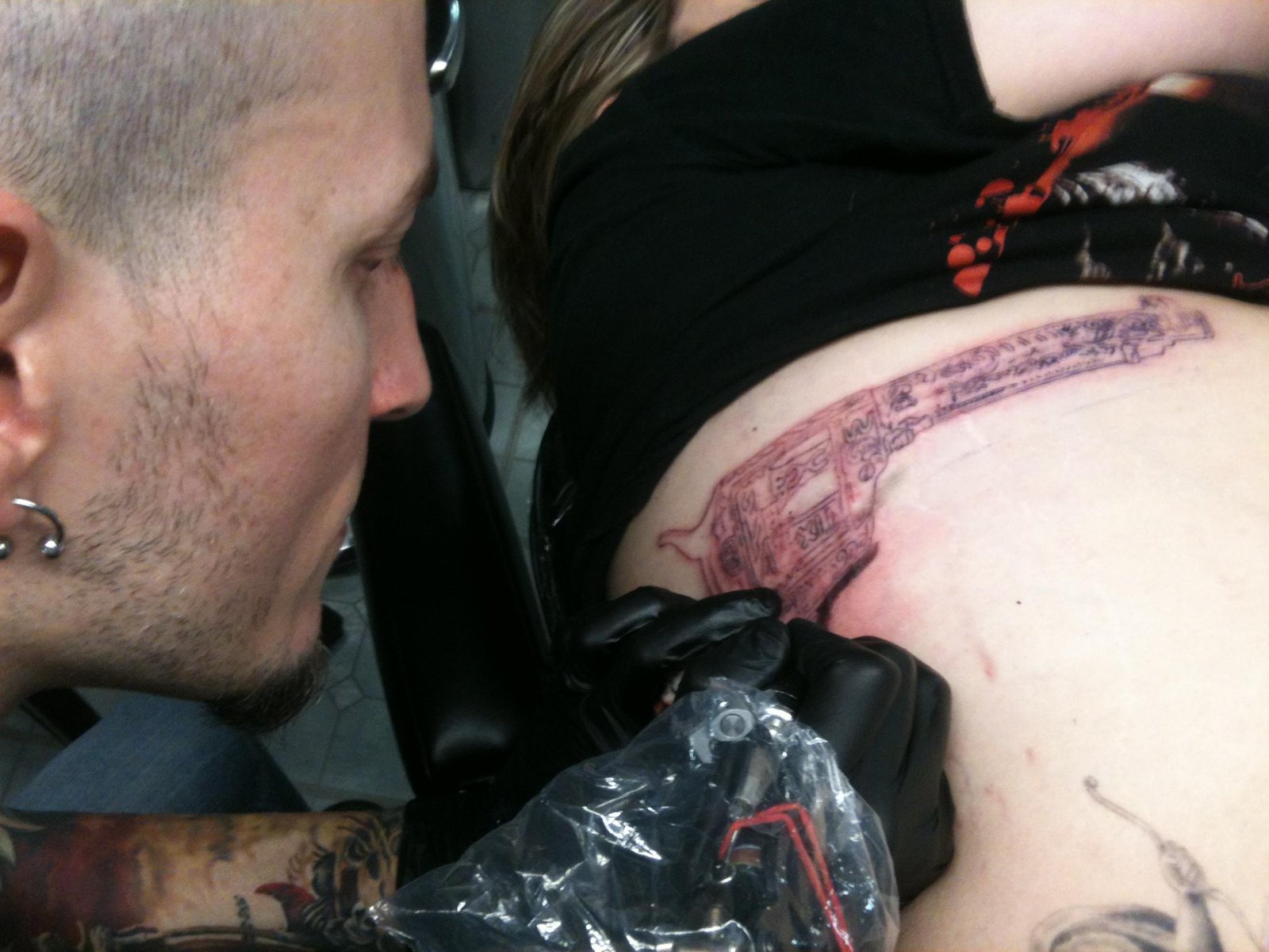 Color tattoo artwork by Blindside Tattoo