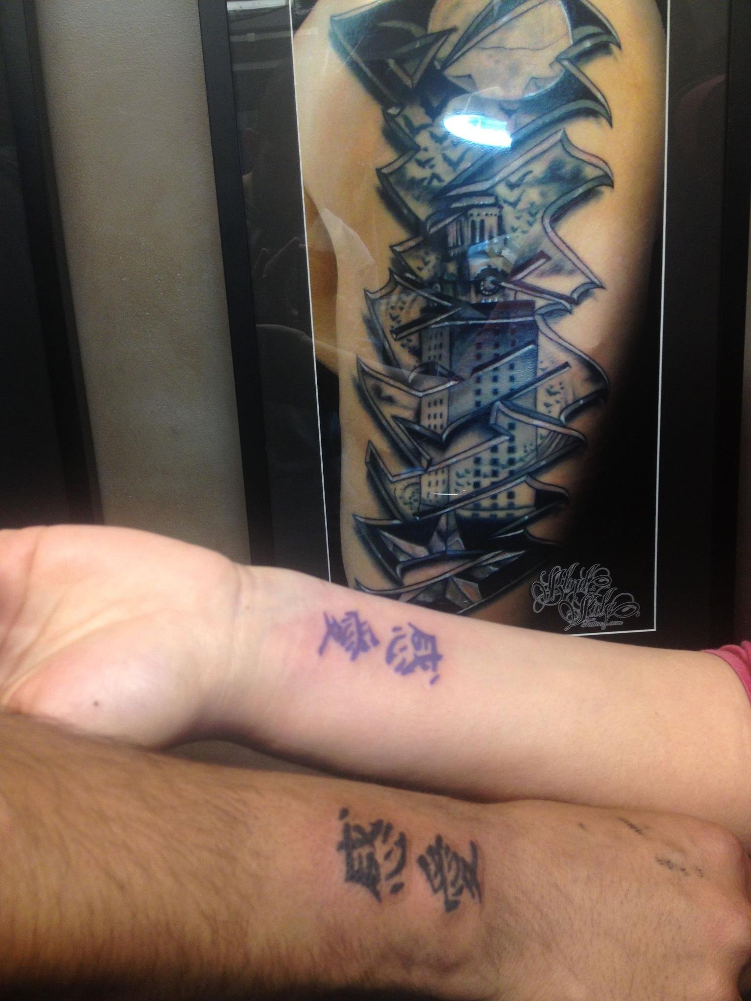 Color tattoo artwork by Blindside Tattoo