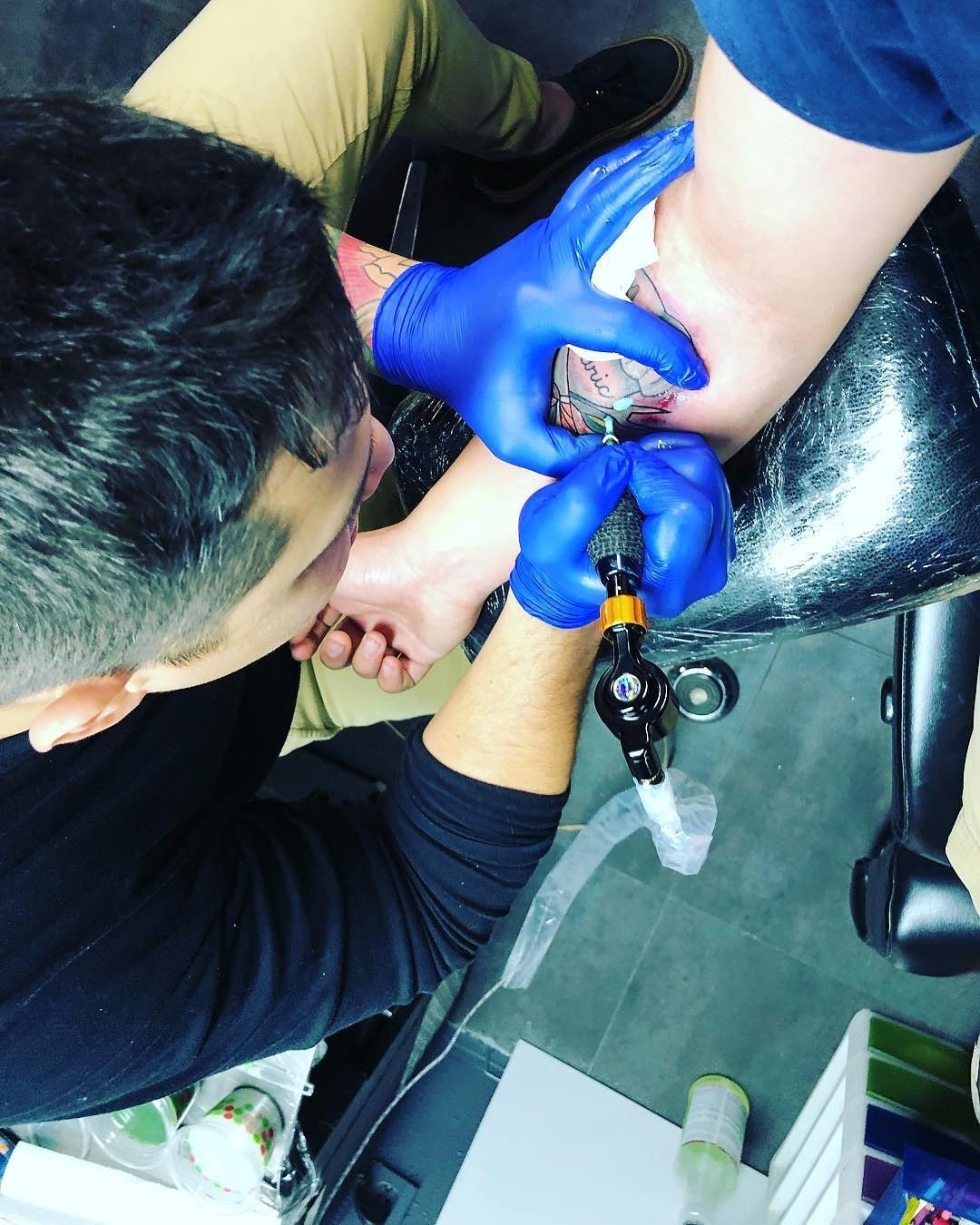 Color tattoo artwork by Blindside Tattoo
