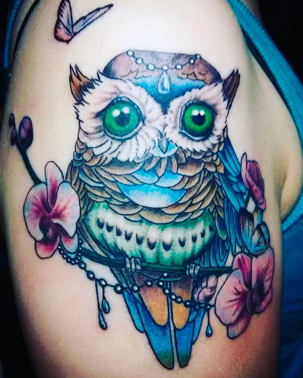 Color tattoo artwork by Blindside Tattoo