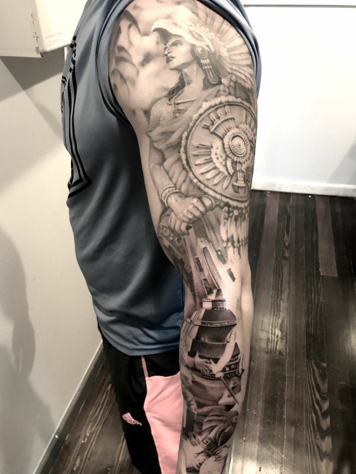 Color tattoo artwork by Blindside Tattoo
