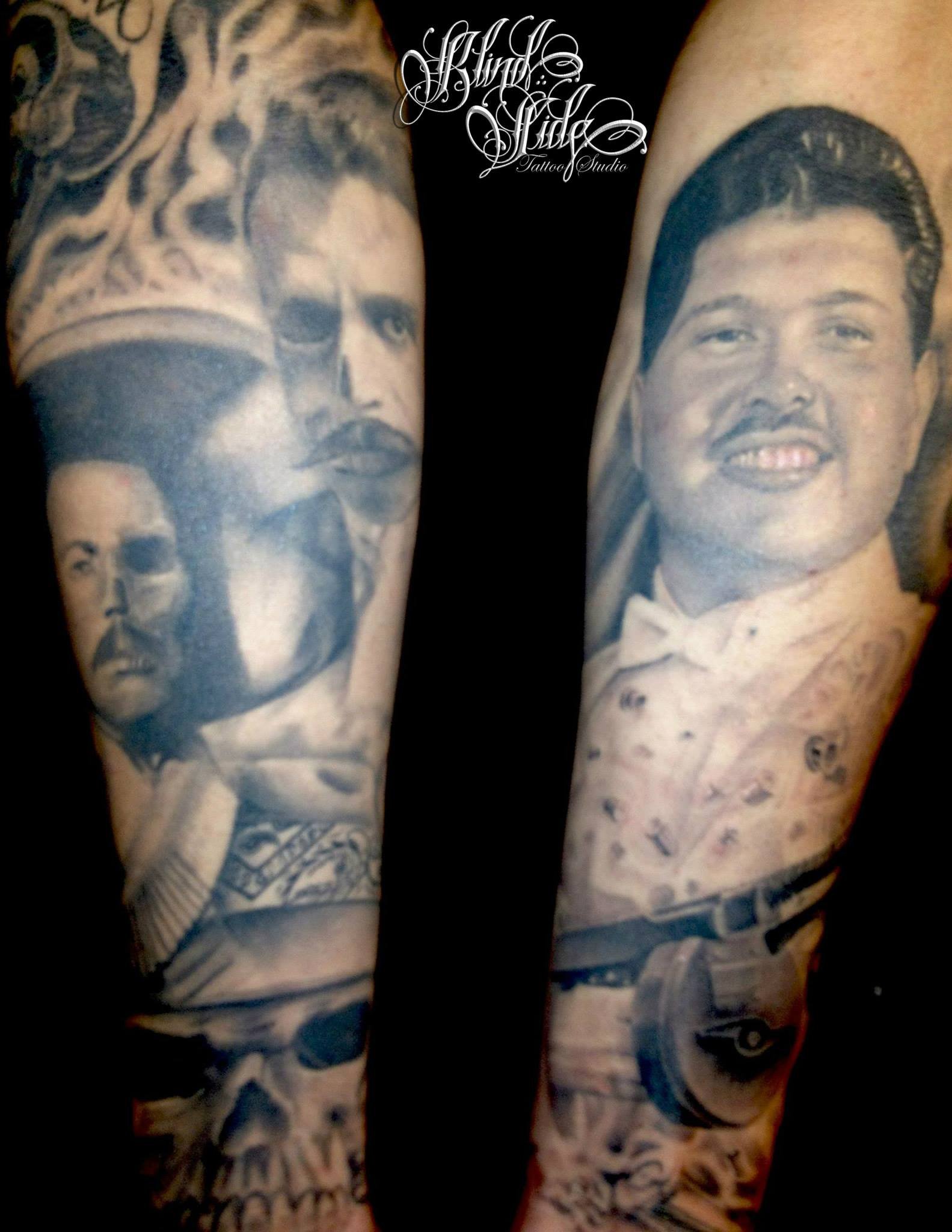 Color tattoo artwork by Blindside Tattoo