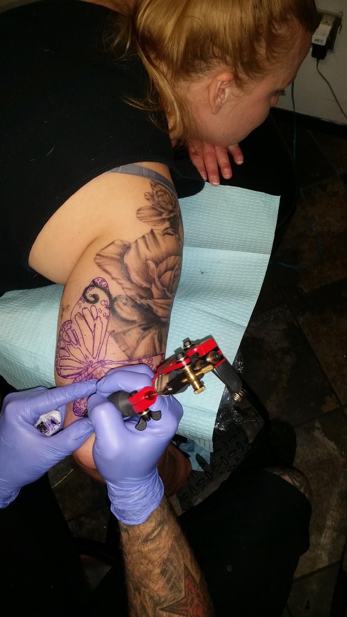 Color tattoo artwork by Blindside Tattoo