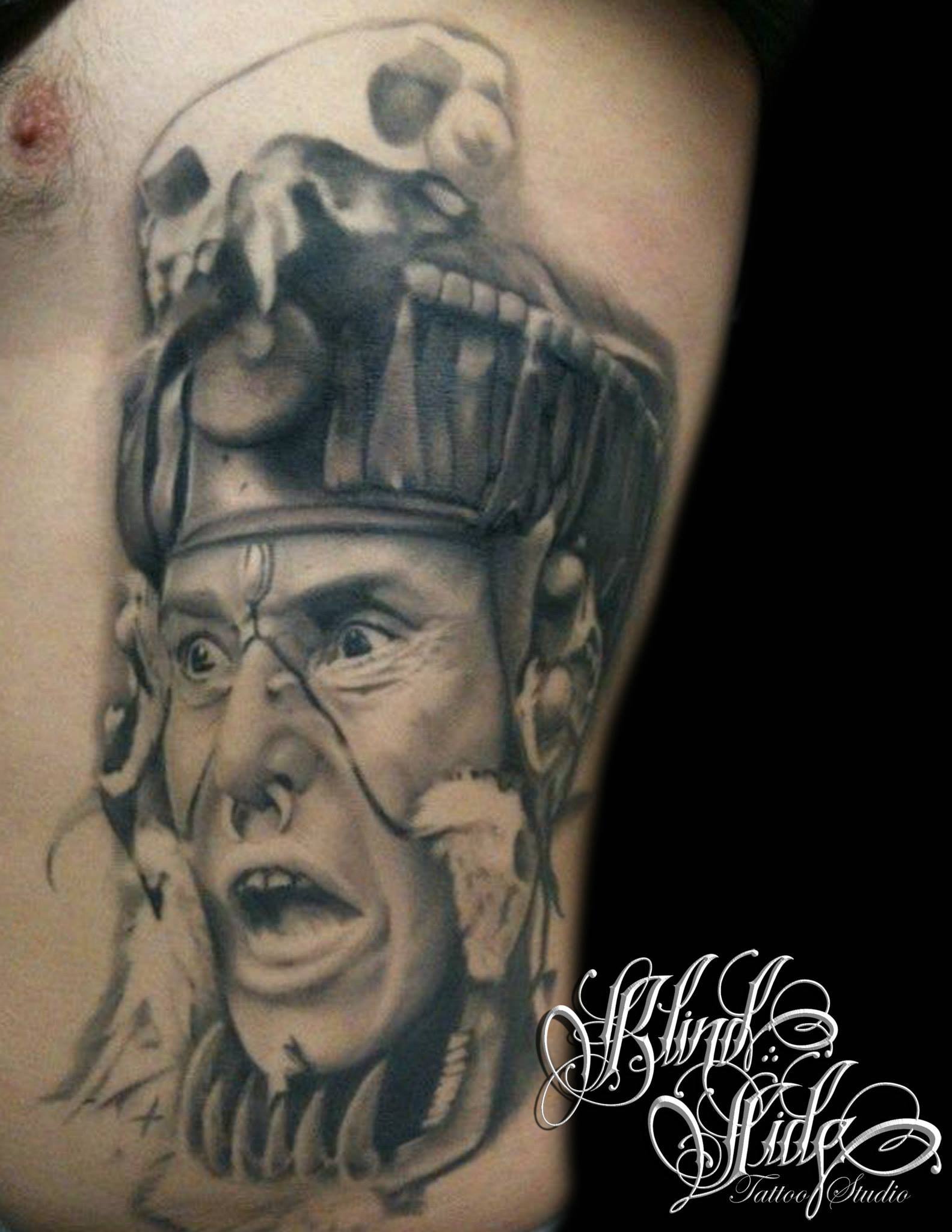 Color tattoo artwork by Blindside Tattoo