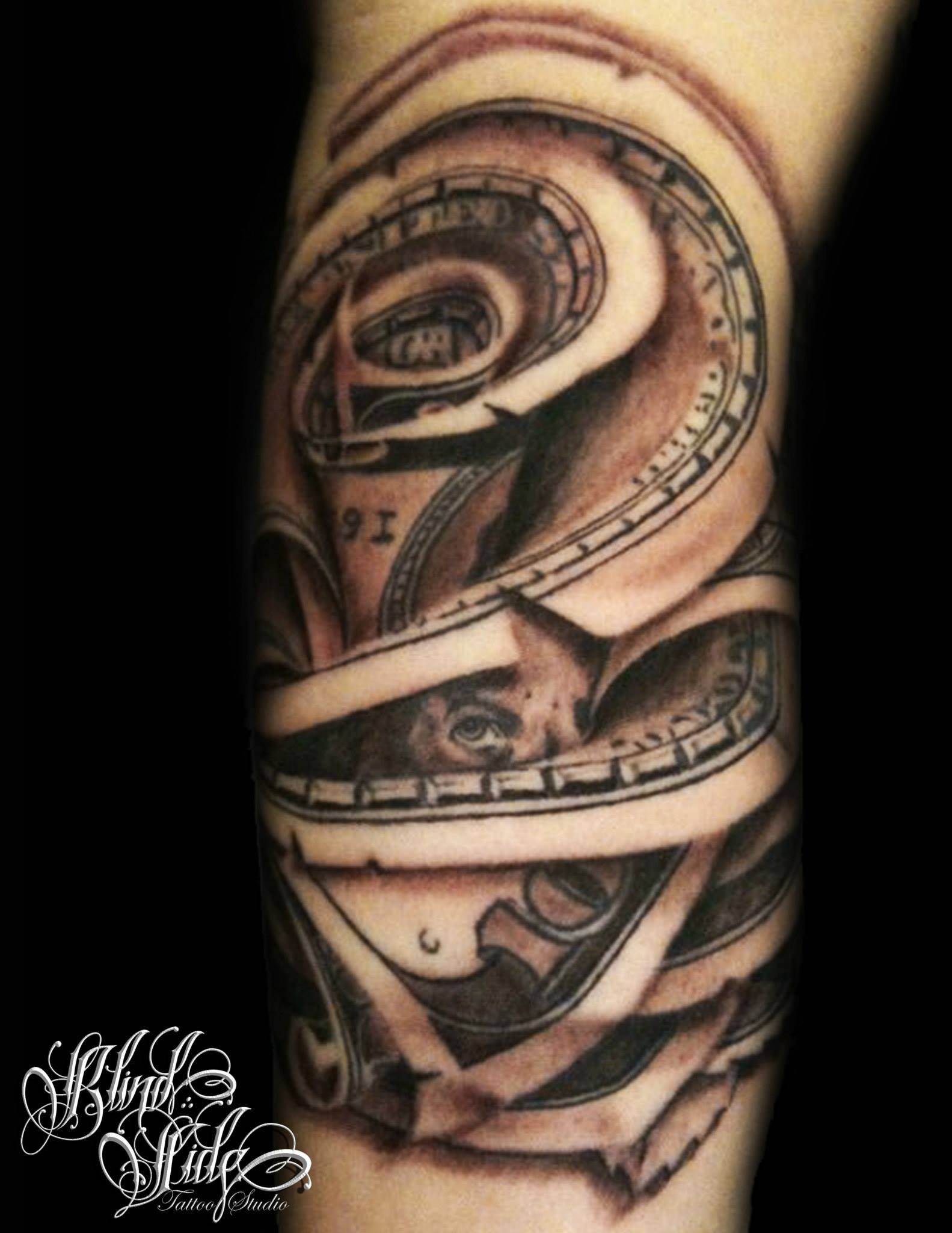 Color tattoo artwork by Blindside Tattoo