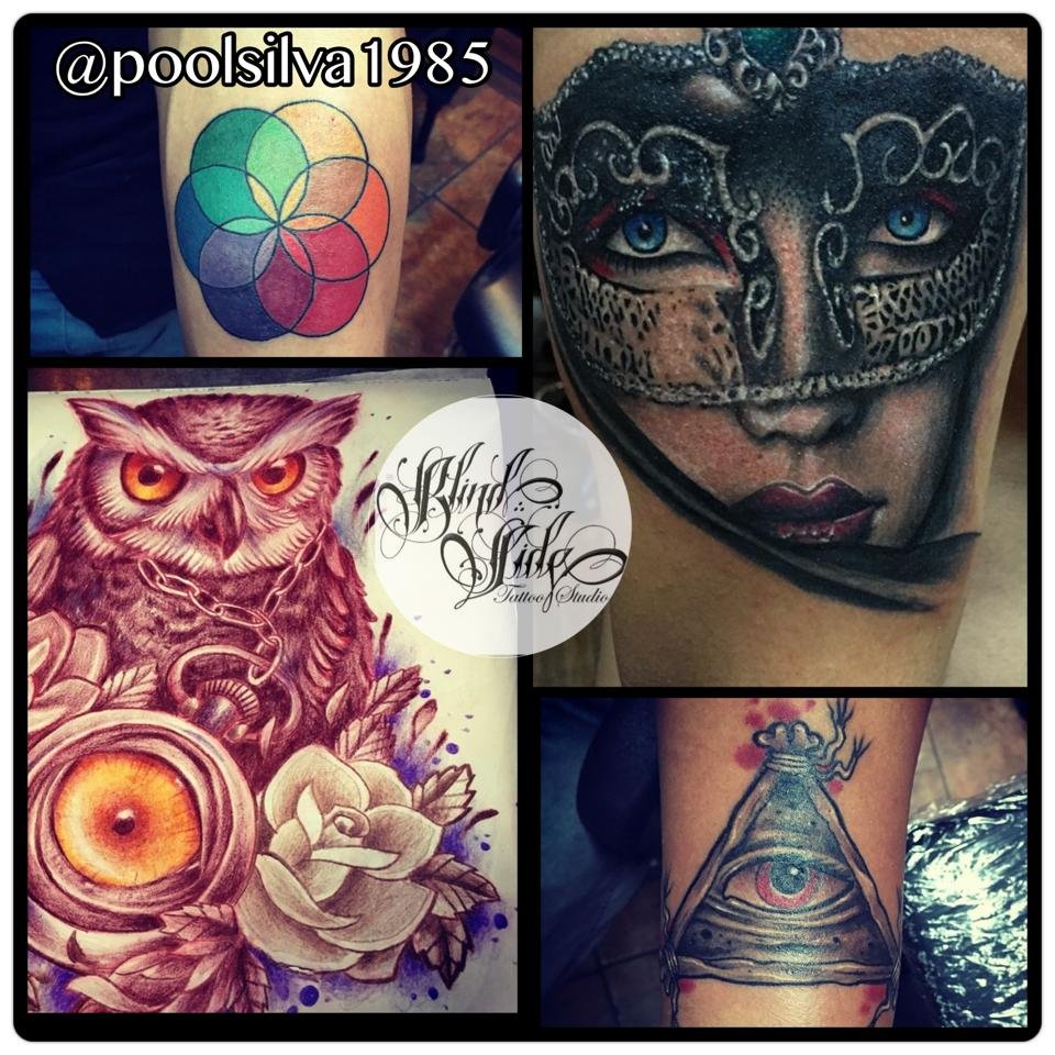 Color tattoo artwork by Blindside Tattoo