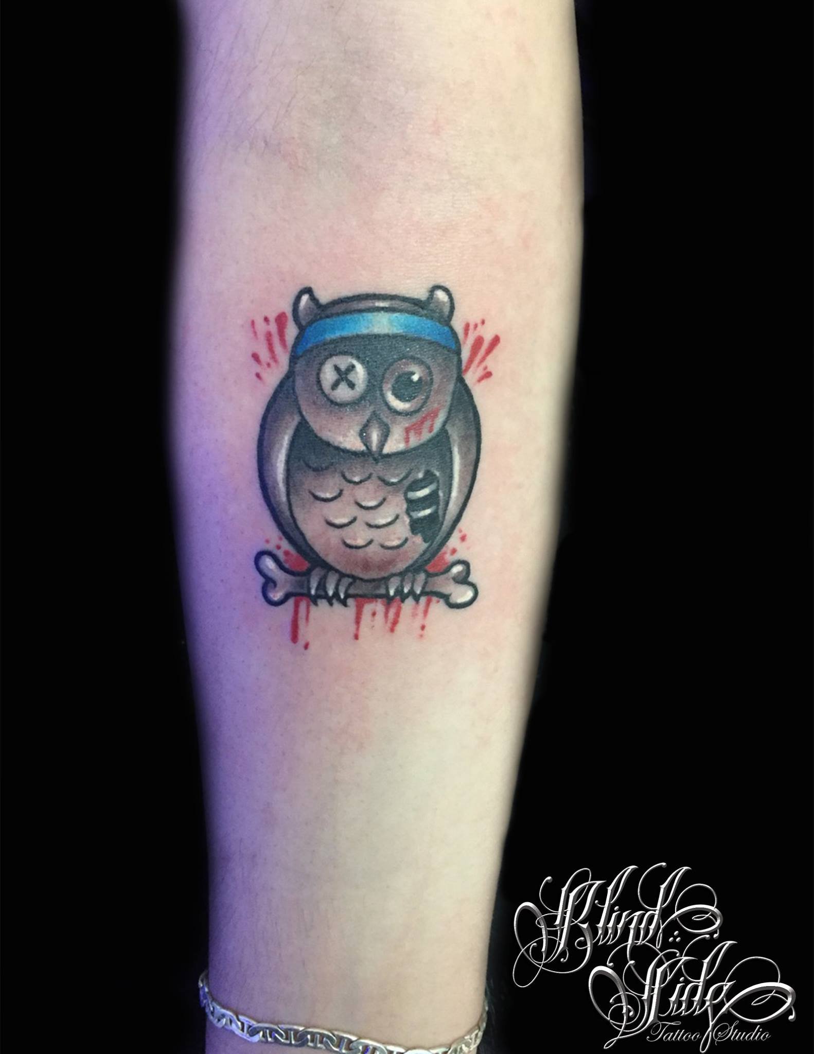 Black & grey tattoo artwork by Blindside Tattoo