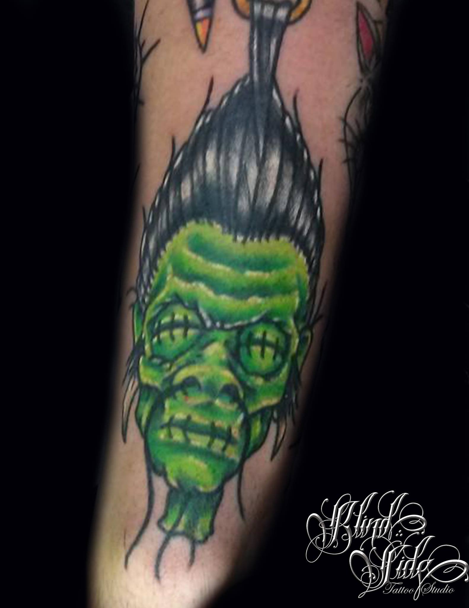 Color tattoo artwork by Blindside Tattoo