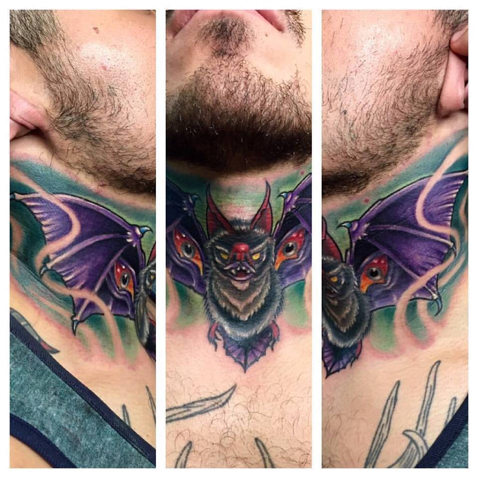 Color tattoo artwork by Blindside Tattoo