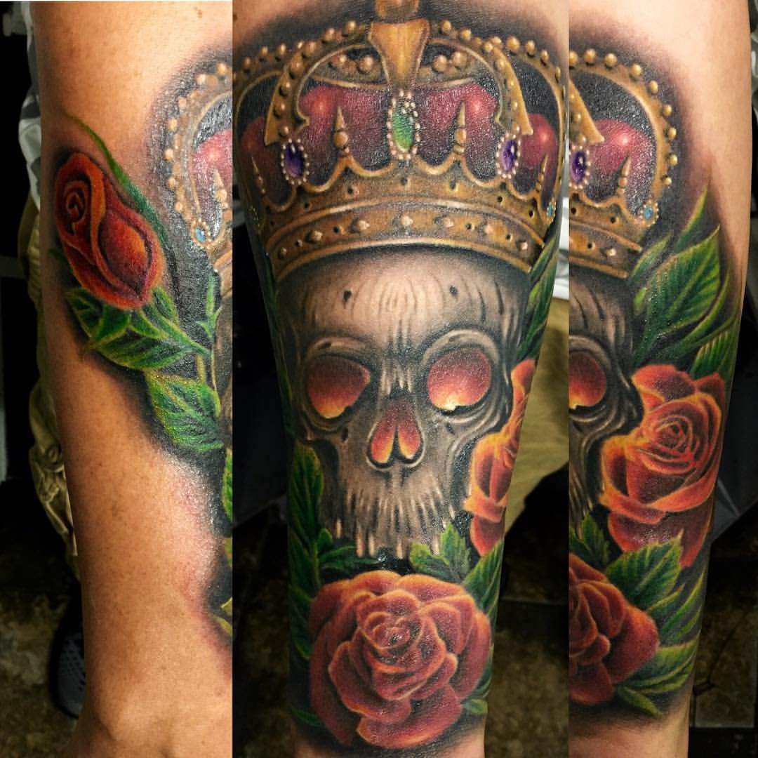 Color tattoo artwork by Blindside Tattoo