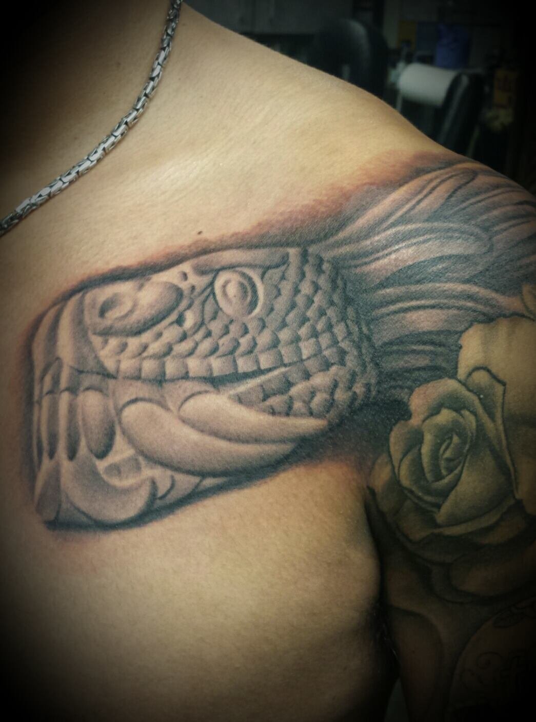 Color tattoo artwork by Blindside Tattoo