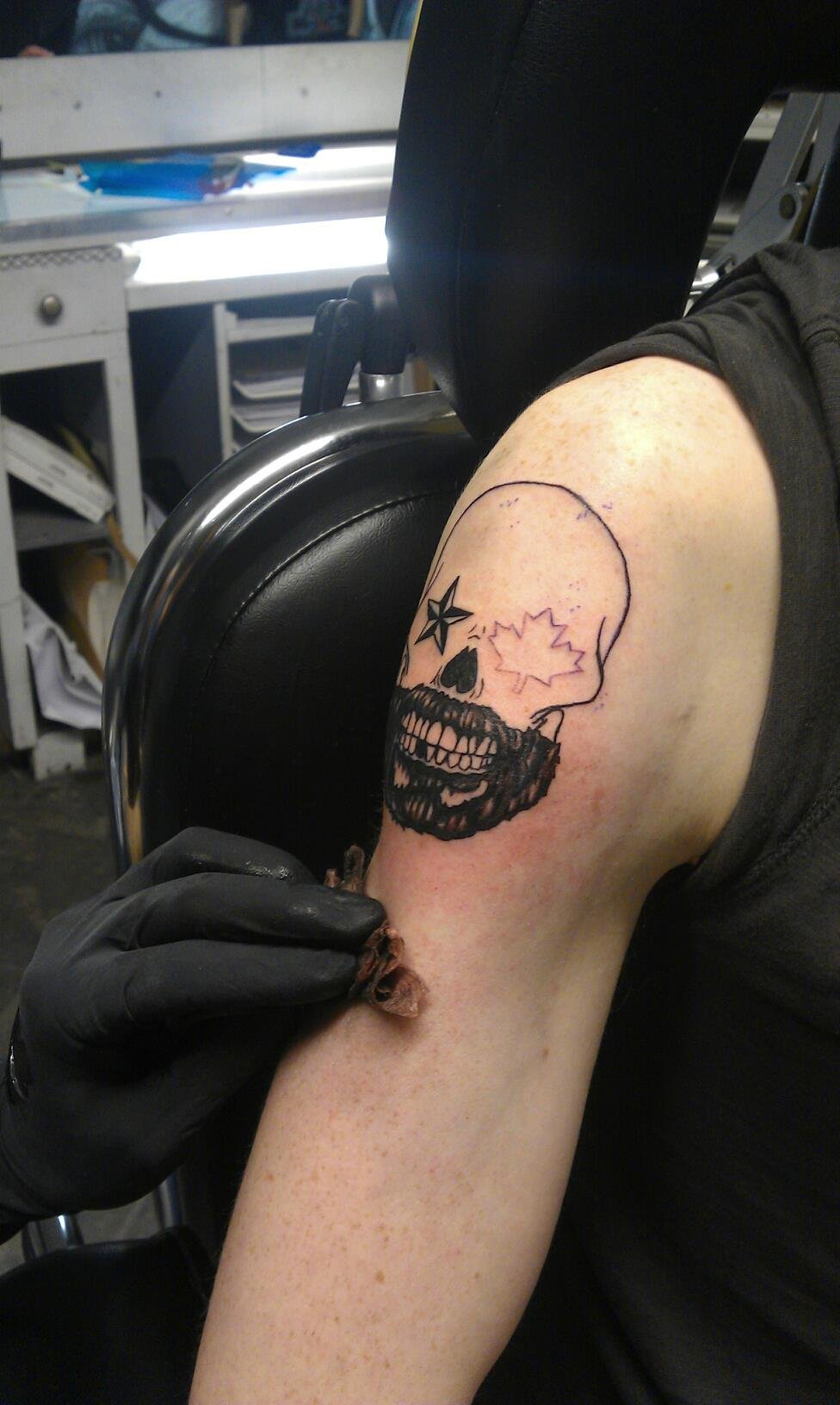 Color tattoo artwork by Blindside Tattoo