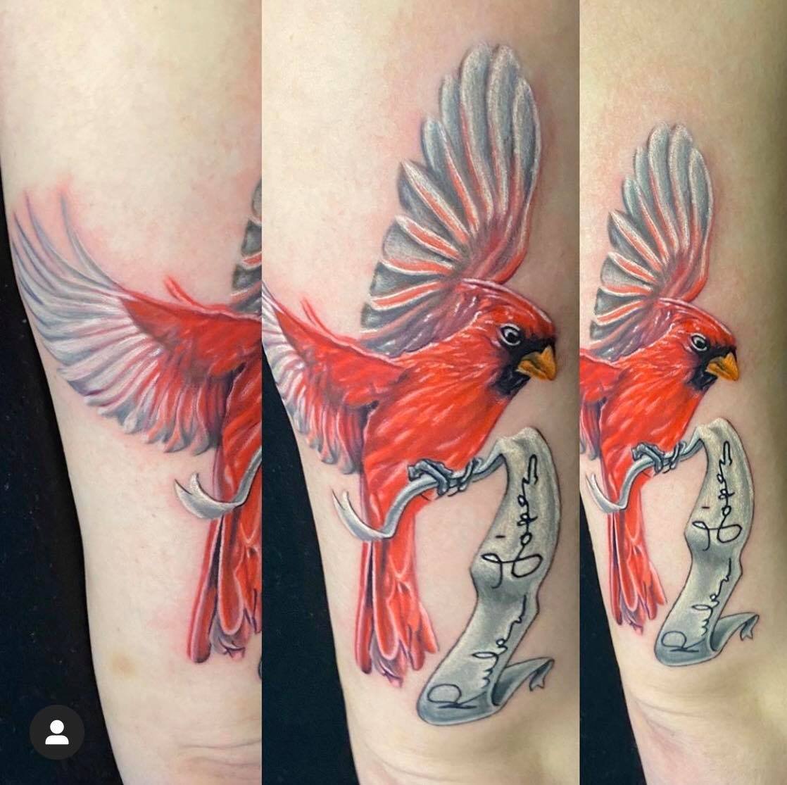 Color tattoo artwork by Blindside Tattoo