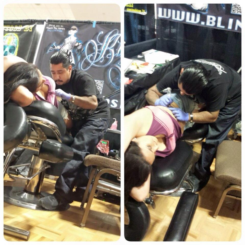 Color tattoo artwork by Blindside Tattoo