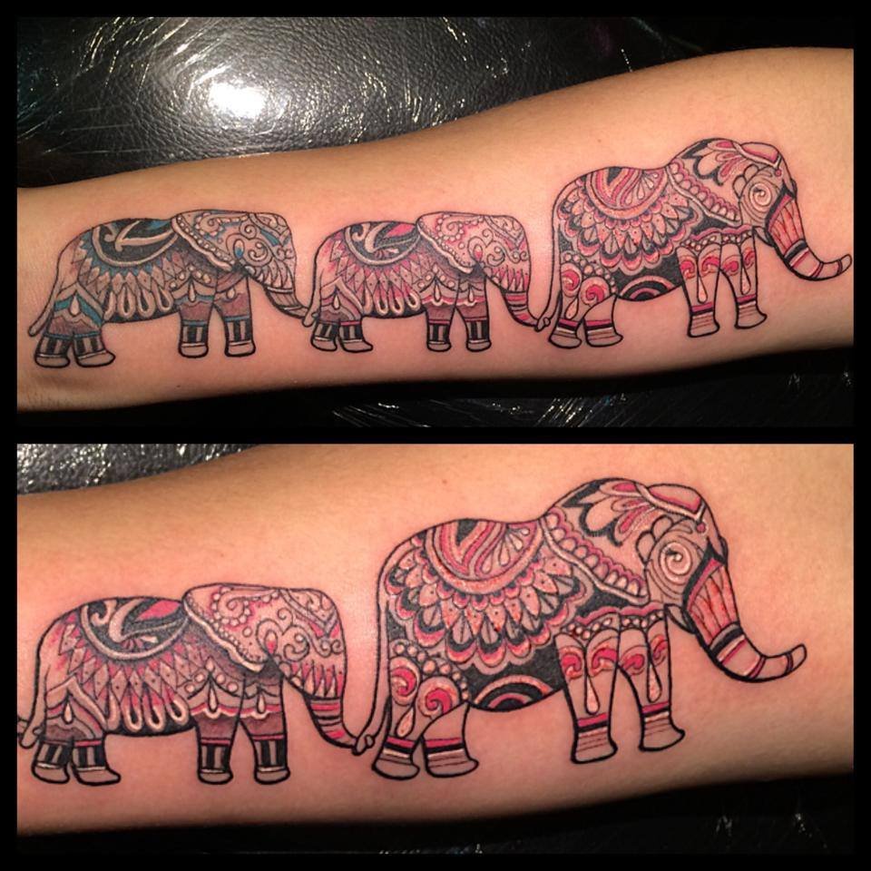 Color tattoo artwork by Blindside Tattoo