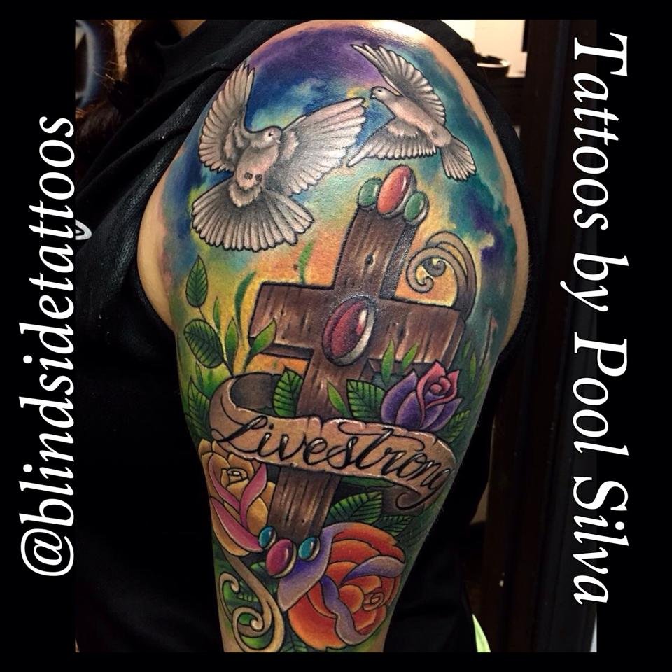 Black & grey tattoo artwork by Blindside Tattoo